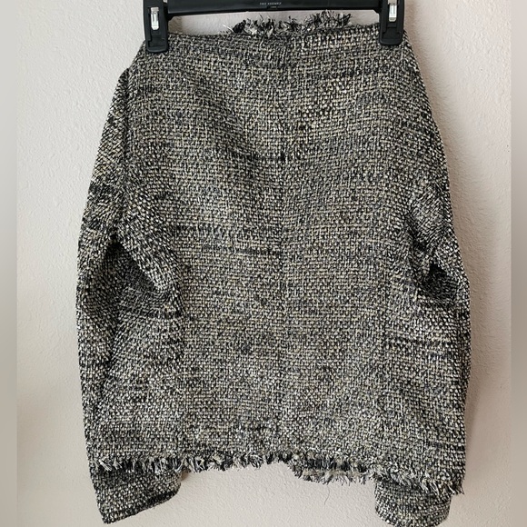 Kate Spade Party Tweed Metallic Sparkle Blazer Jacket Open Front Size 4 New Tags - Picture 5 of 11